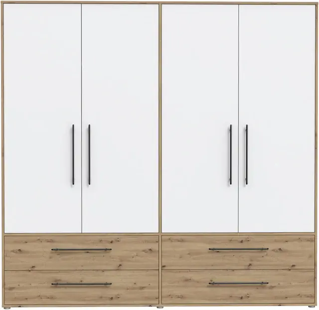 Beliebt FORTE Kleiderschrank B/H/T ca. 205,9x200,1x58,8cm,