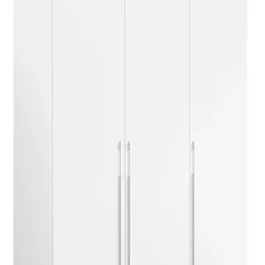 Saisonangebot rauch Drehtürenschrank »Kleiderschrank Schrank Garderobe Wäscheschrank SKAT PURE« Breiten 151/201/251/301, Höhen 223/235 cm, inkl. SOFT-CLOSE-FUNKTION,elegante Griffstangen und praktischer Innenausstattung MADE IN GERMANY