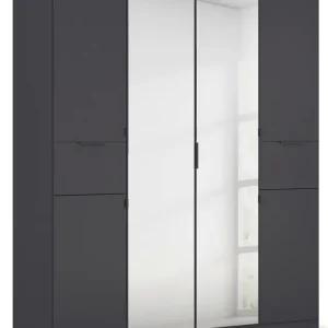 rauch Drehtürenschrank »Kleiderschrank Schrank Garderobe Wäscheschrank TICAO« Schubladen in der Höhe variabel positionierbar,mit 2 geräumigen Schubladen, viel Stauraum MADE IN GERMANY Wochenendangebot