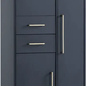 welltime Garderobenschrank »Kent mit goldfarbenen Griffen« Breite 67,1 cm, made in Germany Knallerangebot