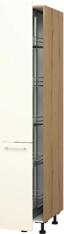 Garantierte Lieferung KOCHSTATION Apothekerschrank »KS-Trea SVAV30-195« inklusive 5 verstellbarer Drahtkörbe, Höhe 195 cm, Breite 30 cm