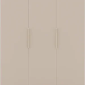 Meistverkauft YUNY by PAIDI Kleiderschrank »HAZEL in Beige, inkl. Kleiderstangen und Einlegeböden« B/H/T ca. 95-130/198/52cm, mit 2 oder 3 Türen,stabiler Drehtürenschrank aus Holz, mit Soft-Close-Funktion
