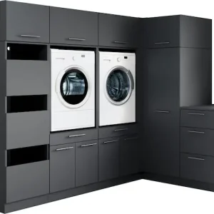 Laundreezy Mehrzweckschrank-Set »Laundreezy, 9-tlg. Mehrzweckschrank-Set B/H/T 253/200/68 cm« 9 Stk. tlg. Direktkauf