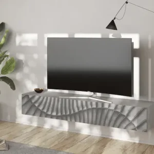 OTTO home TV-Board »Snake, Schwebe-Lowboard, TV-Schrank, Media-Board, Breite 180 cm« mit Siebdruck-Front, 1 Klappe, wandhängend, stilvoll & funktional Kracherpreis