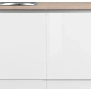 KOCHSTATION Spülenschrank »KS-Ohio« Breite 120 cm, mit Tür/Sockel für Geschirrspüler Saisonangebot