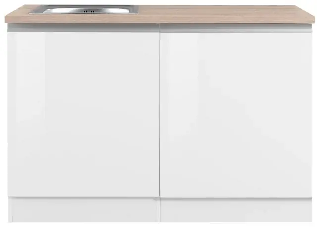 KOCHSTATION Spülenschrank »KS-Ohio« Breite 120 cm, mit Tür/Sockel für Geschirrspüler Saisonangebot