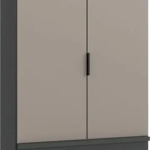 Markenprodukt Wimex Falttürenschrank »Oxford by fresh to go, in der Breite 100cm, in 2 Höhen erhältlich« mit Schubladen, wahlweise mit oder ohne Spiegel,mit hochwertigen Falttüren für den perfekten Überblick