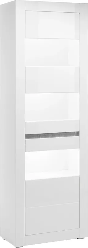 Home affaire Vitrine »Carat« Höhe 198 cm, zwei Leisten angeliefert, 1 x grau, 1 x weiss Abverkauf