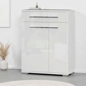 OTTO home Schuhschrank »Piano« (H/B/T): 101/76/35cm,UV lackiert, hochglänzend, Soft-Close Funktion Gratis Versand