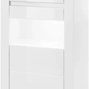 Rabatt Home affaire Vitrine »Carat« Höhe 112 cm, Leisten angeliefert, 1 x grau, 1 x weiss