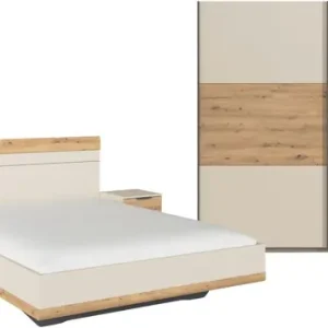 Bestpreis rauch Schlafzimmer-Set »Komplettschlafzimmer Schlafzimmer Schlafzimmermöbel SAJO« Set, Set: Kleiderschrank mit/ohne Spiegel, Bett in 2 Breiten, 2 Nachttische, 4 Stk. tlg. optional mit Spiegel am Kleiderschrank MADE IN GERMANY