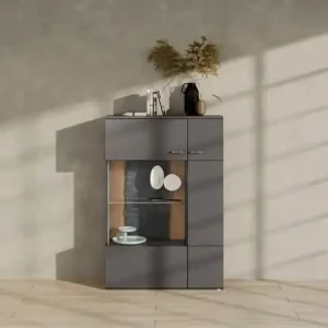 set one by Musterring Stauraumvitrine »TACOMA« Typ 03/04, Höhe 143, 4 cm, mit getönter Glastür Letzte Chance