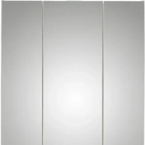 Saphir Spiegelschrank »Quickset 857 Badschrank, 3 Spiegeltüren, 6 Einlegeböden, 65 cm breit« inkl. LED-Beleuchtung, Türdämpfer, Schalter-/Steckdosenkombination Kostenloser Rückversand