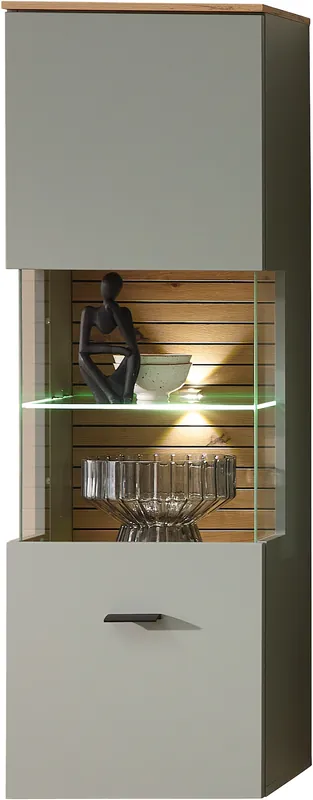 Rabatt Innostyle Hängevitrine »INA Hängevitrine, 40 x 124 x 36 cm (B/H/T)« 1 Stk. tlg. L/R verwendbar, inkl. Beleuchtung, Softclose