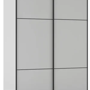 Beliebt rauch Schwebetürenschrank »Kleiderschrank Schrank Garderobe Schlafzimmerschrank SCALE-TRIO« edle dreigeteilte Front, 2 Zierleisten in Griff-Farbe MADE IN GERMANY