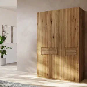 Nur Heute Home affaire Kleiderschrank »Ambroise aus Wildeiche, erhältlich in verschiedenen Breiten« Massivholz-Kleiderschrank, im 50 cm Raster planbar