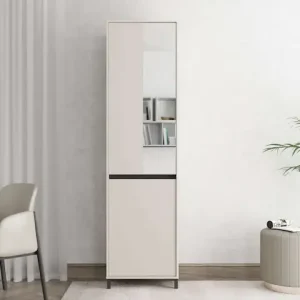 Ausverkauf Home affaire Garderobenschrank »Arran, Stauraumschrank, Flurschrank, ausziehbare Kleiderstange« Spiegeltür, zwei Regale. Gesamtbreite 54,5 cm