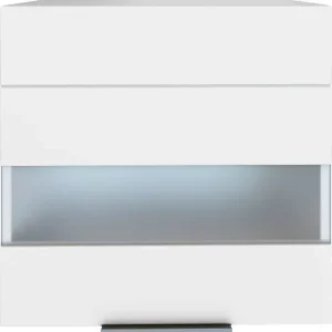 KOCHSTATION Hängeschrank »KS-Luhe« 60 cm breit, hochwertige MDF-Fronten mit Glaseinsatz Günstig