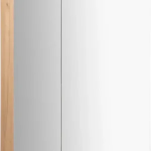 welltime Spiegelschrank »Lund Badschrank Schrank Bad WC Spiegel ohne LED« Badezimmerspiegelschrank Spiegel Badspiegel mit 2 Türen Breite 60cm Knallerangebot