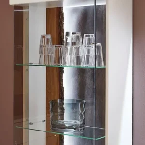 Neu Im Sortiment set one by Musterring Vitrine »TACOMA« Typ01, Höhe 207, 4 cm, mit getönter Glastür