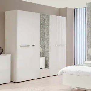 INOSIGN Kleiderschrank »Ksanti« hochglänzende Front, mit Spiegel Garantierte Lieferung