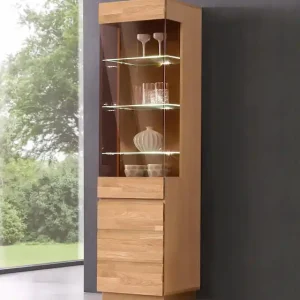 Home affaire Vitrine Höhe 184 cm, Türen aus Massivholz, mit Glaseinsatz Schnäppchen