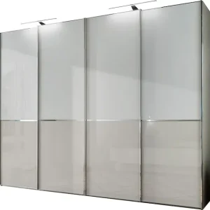 WIEMANN Schwebetürenschrank »Shanghai, Made in Germany,« mit praktischer Panorama-Tür und edler Glasfront, lautlos gleitend Neue Kollektion