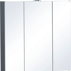 Neu welltime Spiegelschrank »Kent, Made in Germany« Badmöbel. Breite 70 cm, LED-Beleuchtung und Schalter-/Steckdosenbox