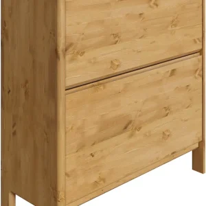 Ausverkauf OTTO home Schuhschrank »Luven« FSC® zertifiziertes Massivholz, mit 2 Klappen