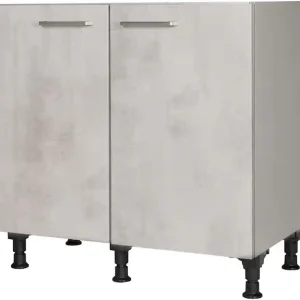 nobilia® Spülenschrank »"Riva", vormontiert, mit höhenverstellbaren Sockelfüßen,« Breite 90 cm Bestpreis