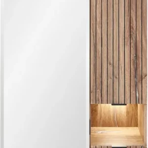 Direktkauf Innostyle Garderobenschrank »LINEA Garderoben Set,besteht aus 5 Typen, 266x204x38cm (B/H/T)« 5 Stk. tlg. Spiegeltür, 2 Holztüren,Led-Beleuchtung, Soft-Close,ABS-Schutzkanten