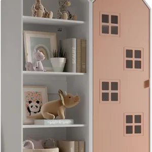 Vipack Kleiderschrank »Set Casami Bruges in trendigem Design, 1 Regal u. 1 Kleiderschrank« Schranktür in verschiedenen Farben und Fensteranordnungen, 2 Stk. tlg. variable Typenanordnung, Kleiderschrank mit Böden und Kleiderstange Rabatt
