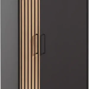 Knallerangebot welltime Aktenschrank »Hank, MADE IN GERMANY, Breite 65 cm« Linke Tür mit Akustikprint, Metallbeschläge, Softclose-Funktion