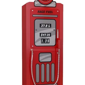 Sale Vipack Kleiderschrank »in Tankstellen-Optik, als Wäscheschrank nutzbar, innen 2 Böden« B/H/T ca. 54x141x40cm, MDF glänzend lackiert,mit Applikationen, feste Schlauchhalterung