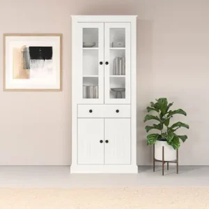 Aktuell OTTO home Vitrine »Liotta« Mit 2 Glastüren und 1 Schublade