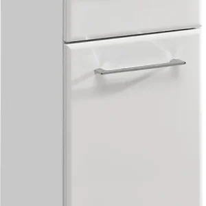 Saphir Unterschrank »Quickset 376 Badschrank, 1 Tür, 1 Schublade, Weiß Hochglanz« Badezimmermöbel 30 cm breit, inkl. Türdämpfer, Griffe Chrom Glanz Direktkauf