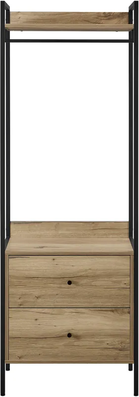 Wochenendangebot OTTO home Garderobenschrank »Tayler« Melamin-Tischplatte, pulverbeschichtetem Metallgestell, Höhe 180 cm