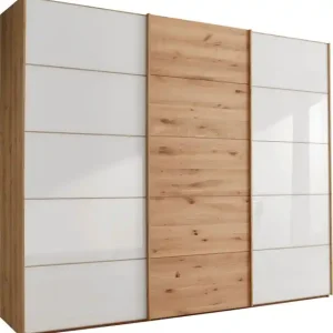 Markenware WIEMANN Schwebetürenschrank »Cardiff« mit massiven Holztüren und Spiegel