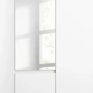 Meistverkauft rauch Drehtürenschrank »Kleiderschrank Schrank Garderobe Wäscheschrank Ankleide NIDDA« Breiten 91/136/181 cm,mit vollflächig aufgelegten Spiegel grifflose Front MADE IN GERMANY