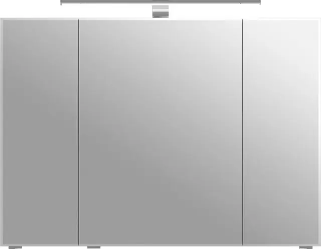 Saphir Spiegelschrank »6005 Sprint Badschrank, 3 Spiegeltüren, 6 Einlegeböden, 98 cm breit« inkl. LED-Beleuchtung, Türdämpfer, Schalter-/Steckdosenkombination Wochenendangebot