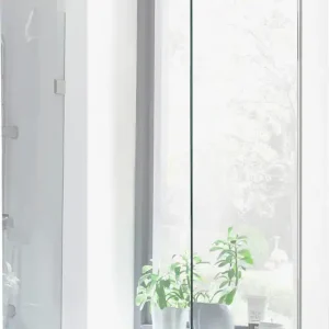 Finale Aktion Schildmeyer Spiegelschrank »Basic« Breite 60 cm, 2-türig, Glaseinlegeböden, Made in Germany