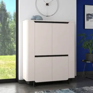 FORTE Vitrine »Vodol« Highboard, Soft Close, ABS Kanten Rabatt