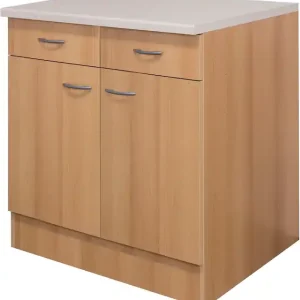 Zertifiziert Flex-Well Unterschrank »Nano« (B x H x T) 80 x 85/86 x 60 cm, für viel Stauraum