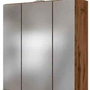Top-Preis welltime Spiegelschrank »Baabe« Breite 60 cm, mit 3D-Effekt, dank 3 Spiegeltüren