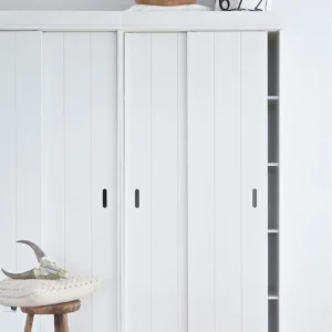 Direktkauf WOOOD Garderobenschrank »Row« mit Schiebetür, Breite 84 cm