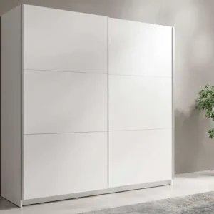 Home affaire Kleiderschrank »Kleiderschrank Fresno mit 5 Einlegeböden und Kleiderstange« Garderobe mit 2 Schwebetüren, B/H/T 150/207/62 cm Geprüft