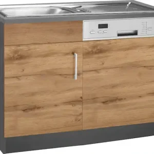 Geprüft KOCHSTATION Spülenschrank »KS-Colmar« 110 cm, Front und Sockelblende für teilintegrierten Geschirrspüler