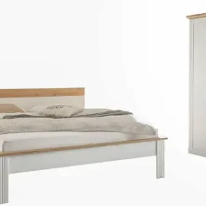 OTTO home Schlafzimmer-Set »Westminster« beinhaltet 1 Bett, Kleiderschrank 3-türig und 2 Nachtkommoden Sonderaktion