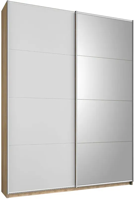 Echt rauch Schwebetürenschrank »Gandra«