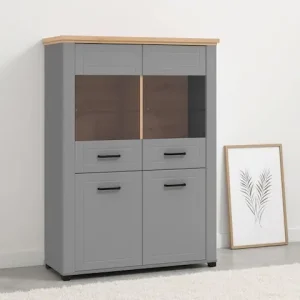 Neue Kollektion Home affaire Vitrine »Valencia« 2 Türen mit 4mm-Sicherheitsglas, Breite 103,5 cm